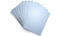 Pastel Blue Pre-Punched Paper