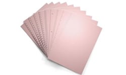 Pastel Pink Pre-Punched Paper