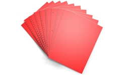 Rocket Red Pre-Punched Paper