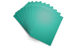 Terrestrial Teal Pre-Punched Paper