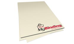 Cream Unpunched Binding Paper