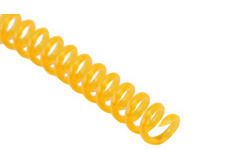 Neon Amber Spiral Binding Coil