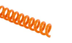 Tangerine Spiral Binding Coil
