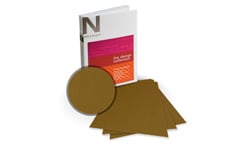 Eames Brown Umber Canvas Card Stock