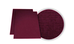 Burgundy Linen Weave Binding Covers