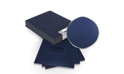 Navy Blue Regency Leatherette Covers
