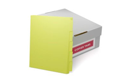 Canary Colored Copier Tabs