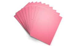 Pulsar Pink Pre-Punched Paper