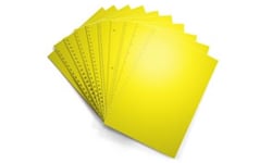 Solar Yellow Pre-Punched Paper