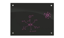 Black Non-Magnetic Glass Whiteboards
