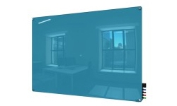 Blue Non-Magnetic Glass Whiteboards