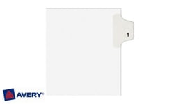 Avery Individual Number Index Dividers