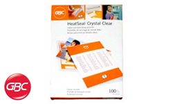 GBC HeatSeal Crystal Clear Pouches