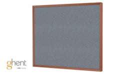 Ghent Impression Gray Fabric Bulletin Boards