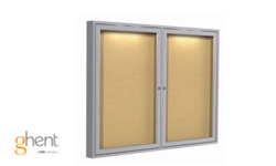 Ghent Lighted Enclosed Bulletin Boards