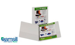 Samsill View Binders with Rivetless Spine