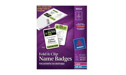Fold and Clip Name Badges