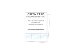 Printable Sheets with Attached ID/Membership Cards