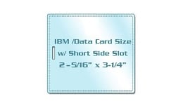 IBM / Data Card Colored Back Laminating Pouches