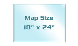 Map Size Matte Laminating Pouches