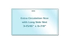 Extra Circulation Size Laminating Pouches with Slot