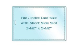 File / Index Size Laminating Pouches with Slot