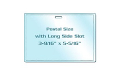 Postal Size Laminating Pouches with Slot