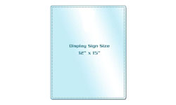 Display Sign Size Laminating Pouches