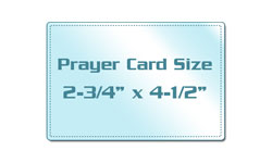 Prayer Card Size Laminating Pouches
