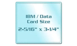 IBM / Data Card Sticky Back Laminating Pouches