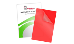 Red Backed Laminating Pouches