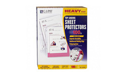 Non-Glare Sheet Protectors