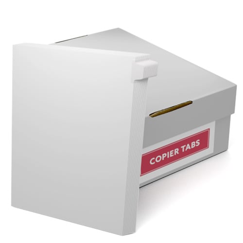 Uncollated 1/12th Cut 90lb Mylar Coated Copier Tabs (UC11290T) - $164.19 Image 1
