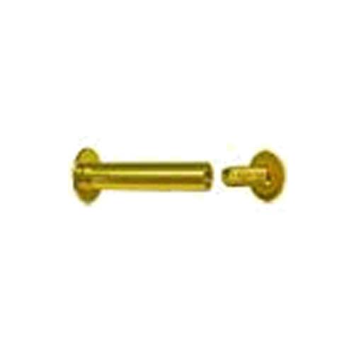 1" Gold Colored Aluminum Screw Posts - 100pk (SO100GDSP), MyBinding brand Image 1