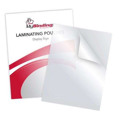 Clear 10MIL 12" x 15" Display Sign Laminating Pouches - 100pk (LP10DPLAYSIGN) Image 1