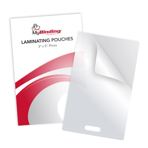 Clear 10MIL 3" x 5" Photo Card Laminating Pouches with Short Side Slot - 100pk (SSLLP10PHOTO35)