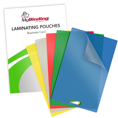 10mil Colored Business Card Pouches with Short Side Slot (MYSSLLKLP10BUSINESS)