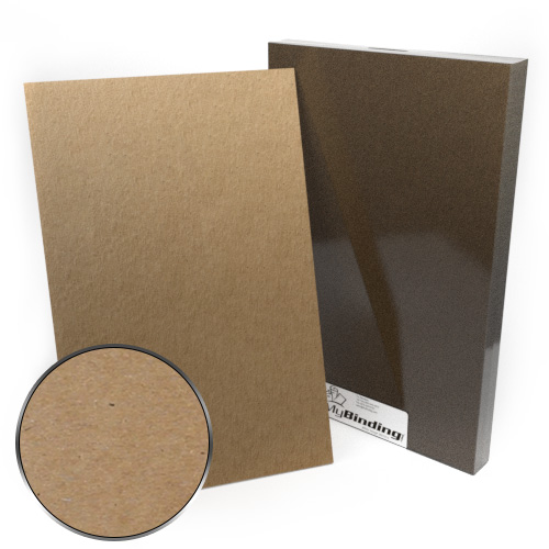 Brown 11" x 17" 46pt Chipboard Covers - 25pk (MYCB11X17-46) Image 1