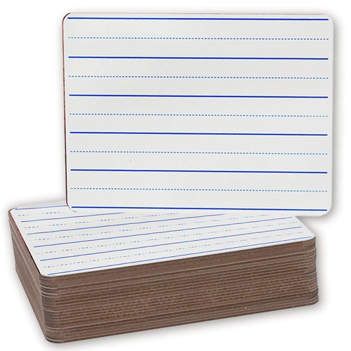 Flipside 9" x 12" Blue Lined Dry-Erase Lap Boards - 24pk (FS-12054) Image 1