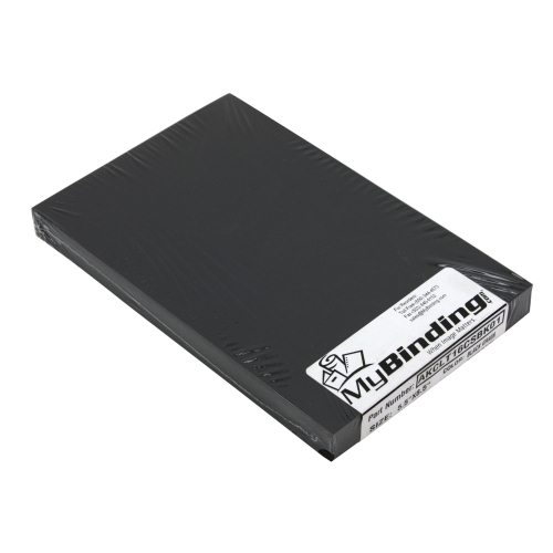 16mil Black Leather Grain Poly 5.5" x 8.5" Covers (50pk) (AKCLT16CSBK01H) Image 1