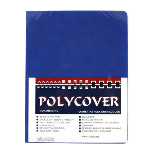 16mil Holographic 3D Blue Covers (50pk) (MYH3DC16BL), Covers Image 1