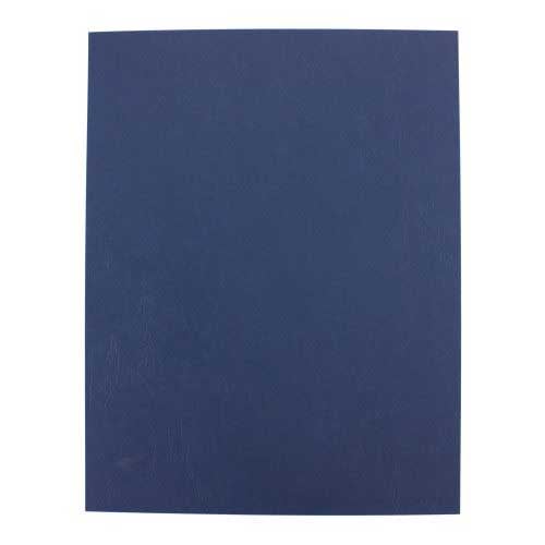 16mil Navy Leather Grain Poly 5.5" x 8.5" Covers (50pk) (AKCLT16CSNV01H) Image 1