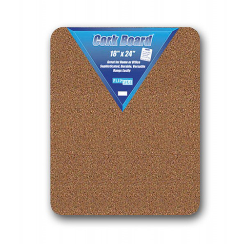 Flipside 18" x 24" Unframed Natural Cork Bulletin Boards - 12pk (FS-10086), Brands Image 1