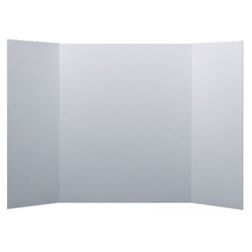 Flipside 18" x 48" 1-Ply White Corrugated Project Boards - 24pk (FS-18480) Image 1