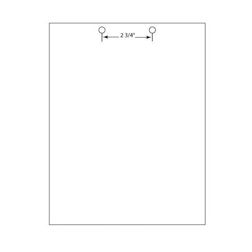 Performance Office Papers White 20lb Pre Punched 2 Hole Top 8.5" X 11" Paper - Case (POP81040) - $90.14 Image 1