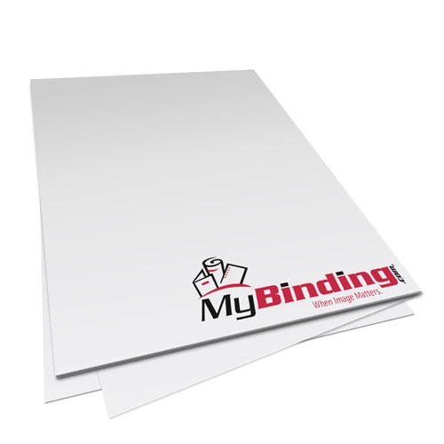 White 5.5" x 8.5" 20lb Unpunched Binding Paper - 5000 Sheets (PPP20UNP8555CS), Binding Supplies Image 1