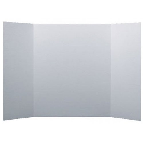 Flipside 24" x 48" 1-Ply White Corrugated Project Boards - 24pk (FS-30022) Image 1