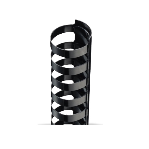 3/4" Black Plastic 24 Ring Legal Binding Combs - 100pk (TC340LEGAL), MyBinding brand Image 1