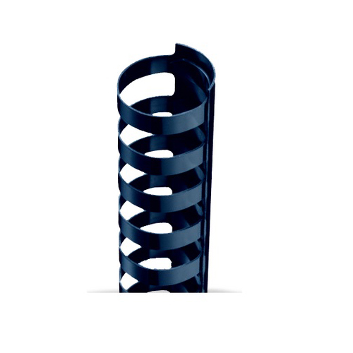 3/4" Navy Plastic 24 Ring Legal Binding Combs - 100pk (TC340LEGALNV), MyBinding brand Image 1