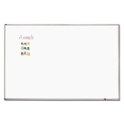 Quartet 3' x 4' Standard Melamine Classroom Whiteboard (QRT-EMA304) Image 1